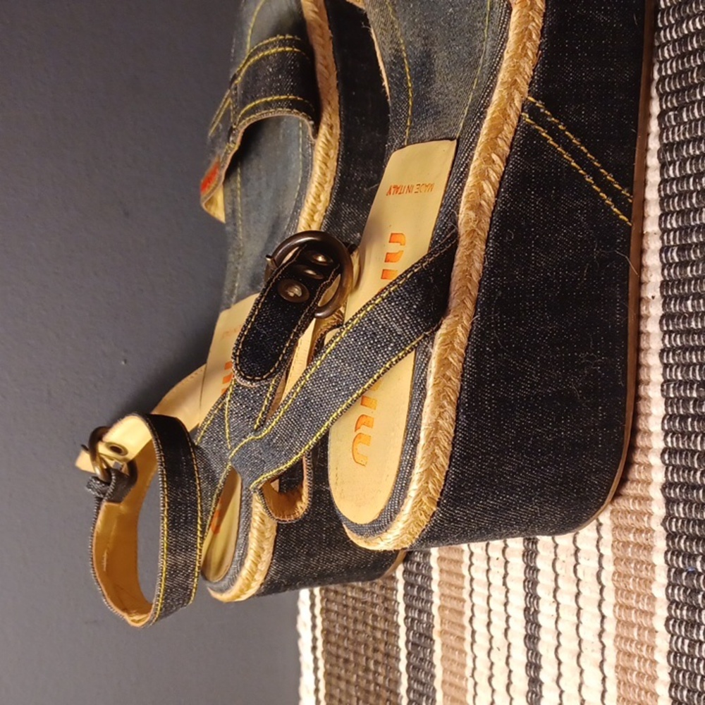 Miu Miu Prada Wedge Platforms - image 4